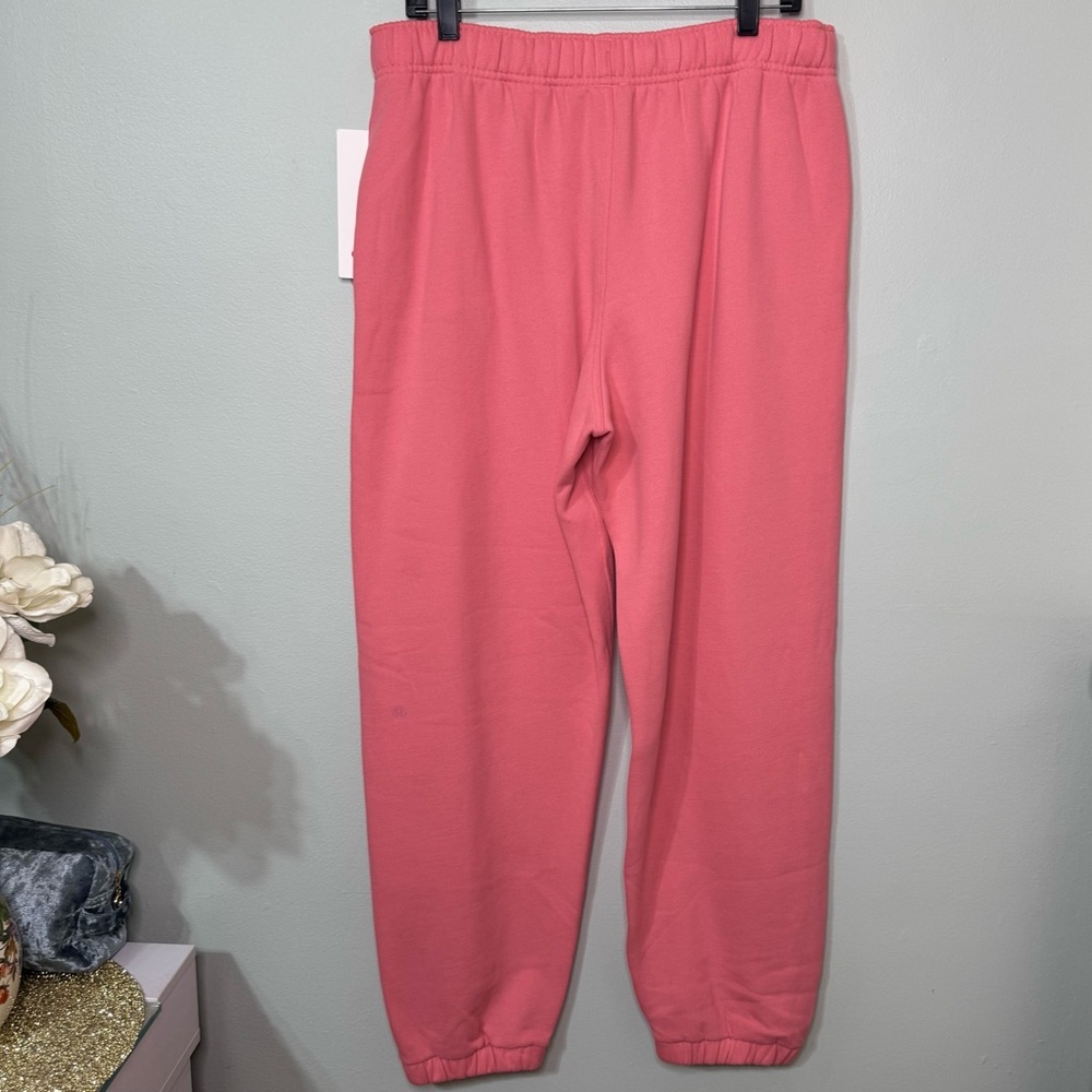 Lululemon Scuba Oversized Fit Fleece Jogger Pants Sakura Pink Large NWT - Picture 7 of 10